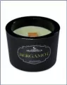 Świeczka sojowa Bergamot czarna 170g - tantis.pl