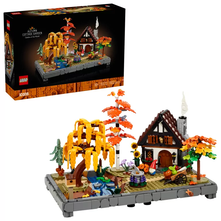LEGO® Icons. Jesienny ogród z chatką 11372 - tantis.pl