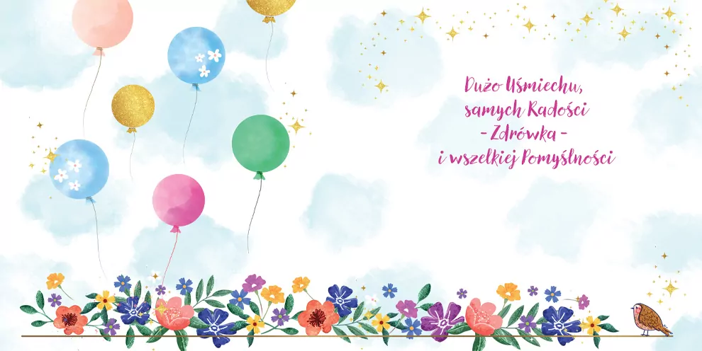 Karnet KW Urodziny - Prezencik - tantis.pl