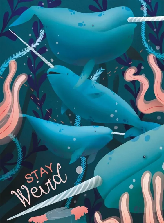 Clementoni. Puzzle 500. Fantastyczne zwierzęta Narwal - tantis.pl