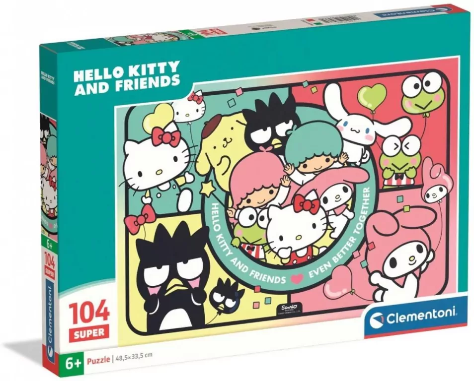 Puzzle 104 Super Hello Kitty 2 - tantis.pl