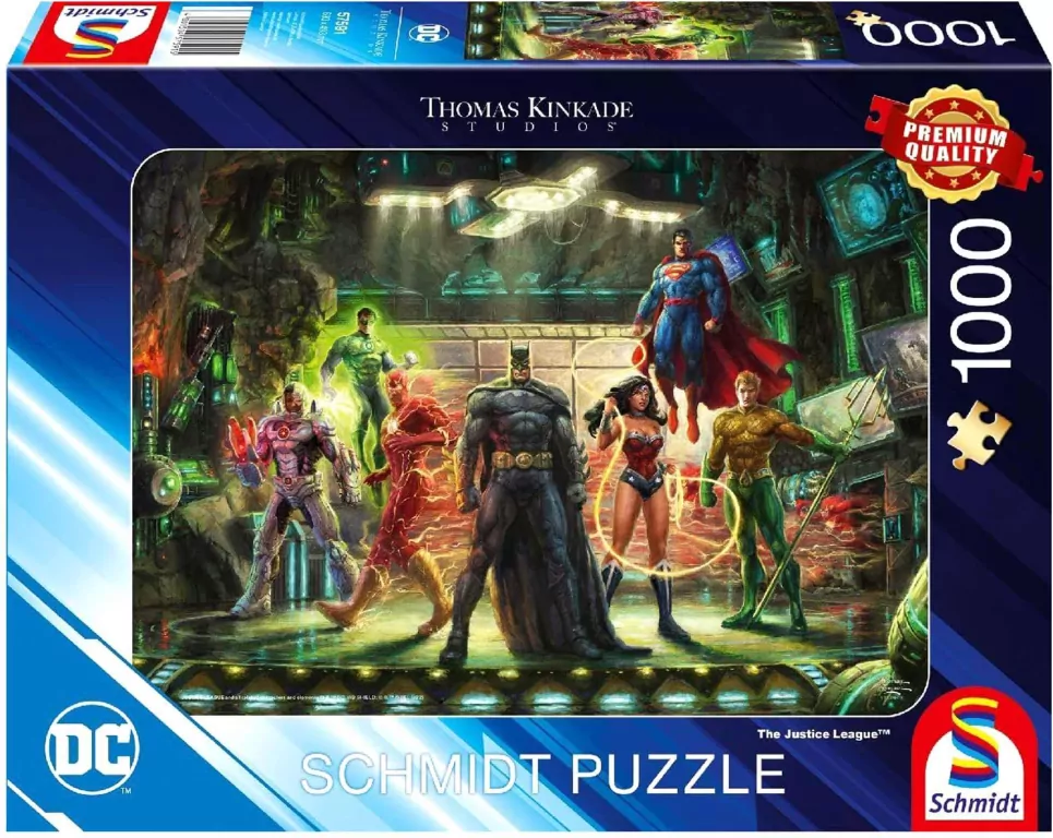 Puzzle 1000 PQ T.Kinkade Liga Sprawiedliwości 113549 - tantis.pl