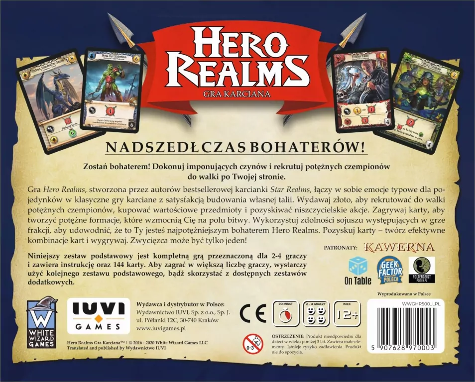 Hero Realms. Gra karciana - tantis.pl