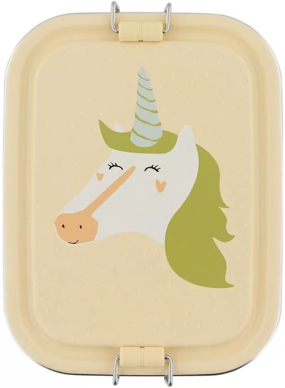 Lunch Box stalowy mały Jednorożec - tantis.pl