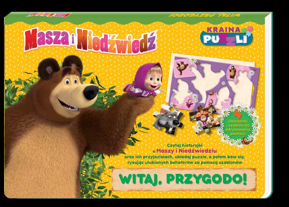 Masza i niedźwiedź. Kraina puzzli cz. 1 Witaj, przygodo! - tantis.pl