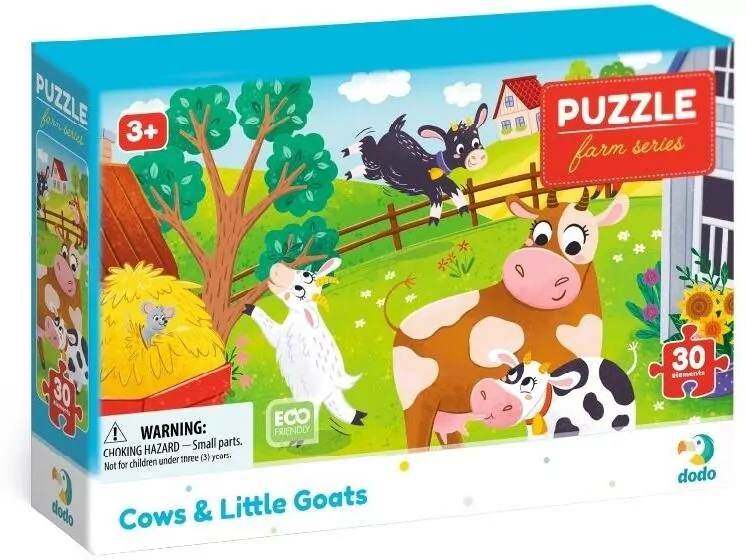 Puzzle Krowy i kozy 30el - tantis.pl