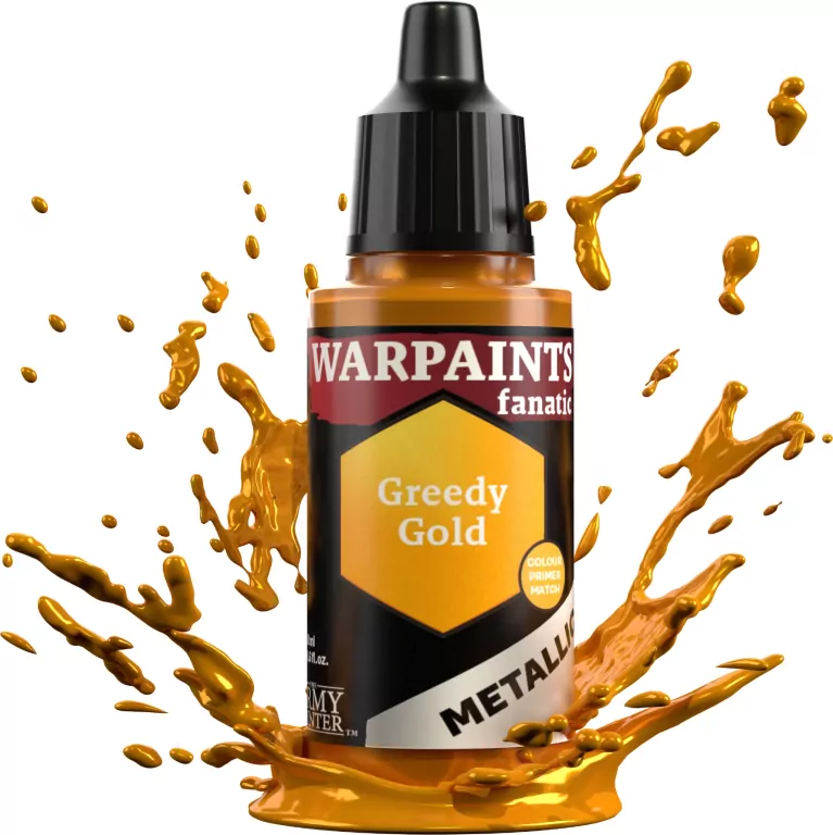 The Army Painter: Warpaints - Fanatic - Metallic - Greedy Gold - tantis.pl