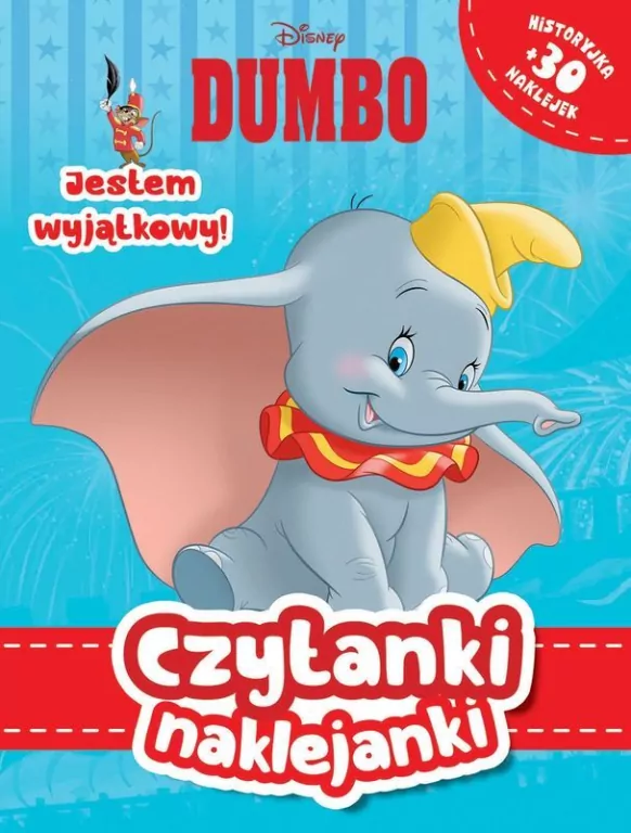 Czytanki naklejanki. Jestem wyjątkowy! Disney Dumbo - tantis.pl