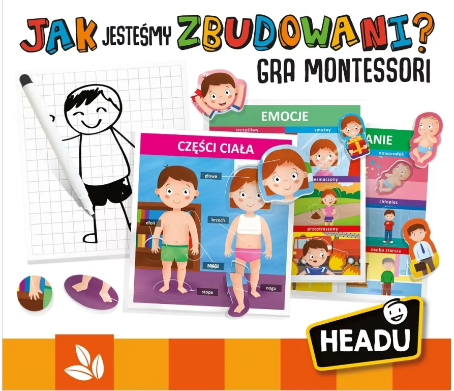 Jak jesteśmy zbudowani?  Gra Montessorii. 3-5 lat - tantis.pl