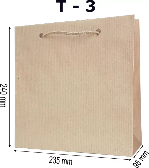 Torebki prezentowe Eko T3 10 sztuk - tantis.pl