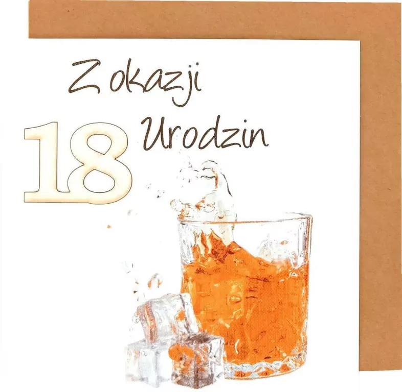 Karnet okolicznościowy. Urodziny. Naem - tantis.pl