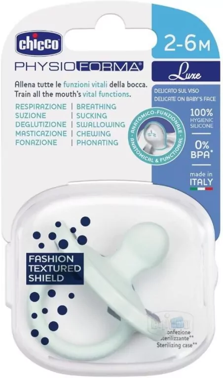 Smoczek uspokajający Soft Luxe miętowy 2-6m - tantis.pl