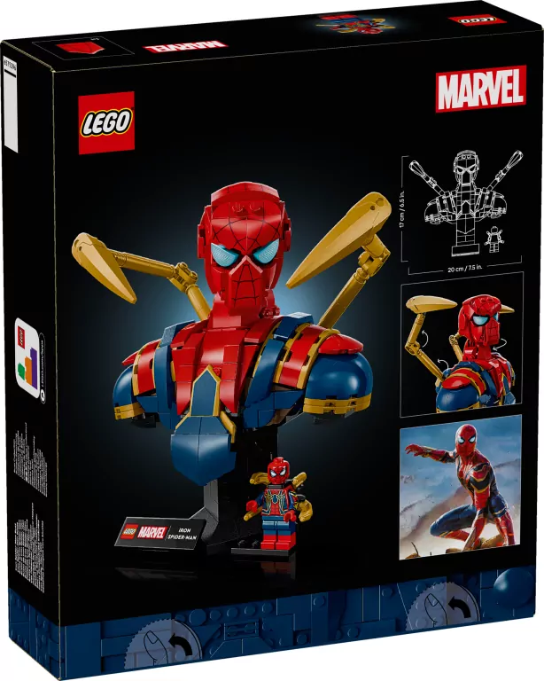 LEGO® Popiersie Iron Spider-Mana 76326 - tantis.pl