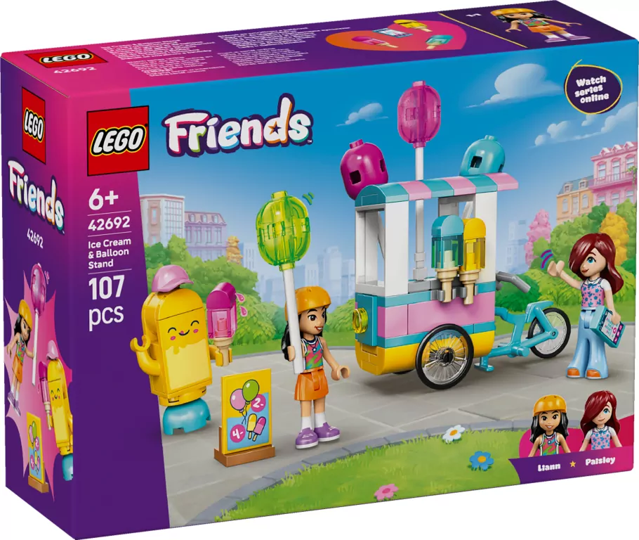 LEGO® Firends. Stoisko z lodami i balonami 42692 - tantis.pl