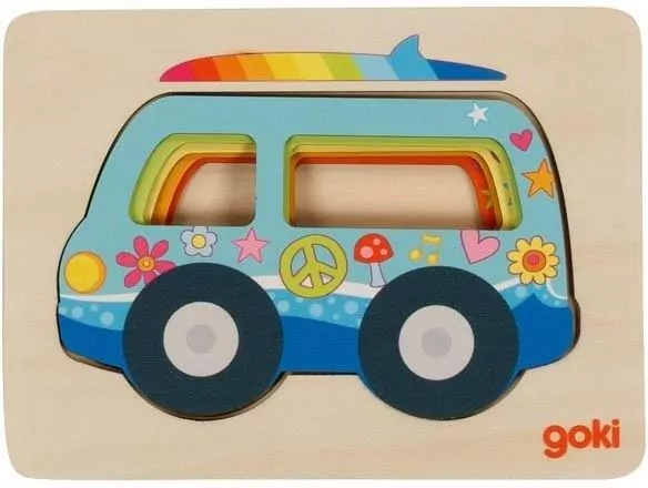 Puzzle warstwowe Samochód - tantis.pl