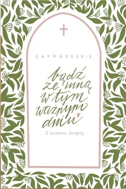 Zaproszenie Komunia (5szt) - tantis.pl