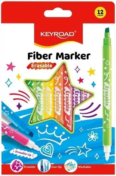 Flamastry Fiber Marker, wymazywalne - tantis.pl