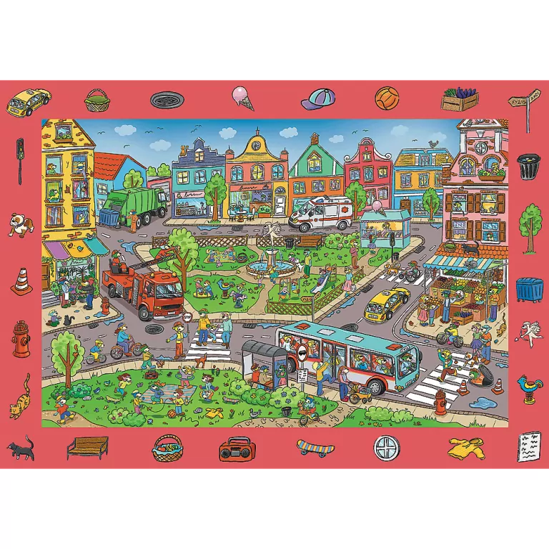 Puzzle 100. Obserwacyjne. Spy Guy Miasto - tantis.pl