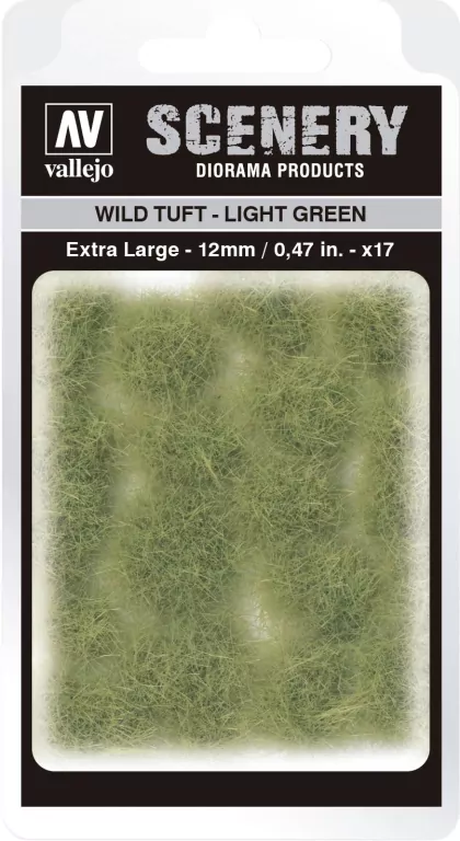 Vallejo: SC426 - Scenery - Wild Tuft - Light Green (12 mm x 17) - tantis.pl