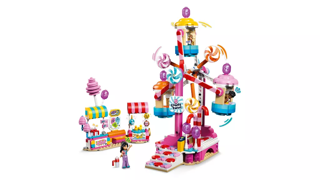 LEGO® Cukierkowo-babeczkowy diabelski młyn 42700 - tantis.pl