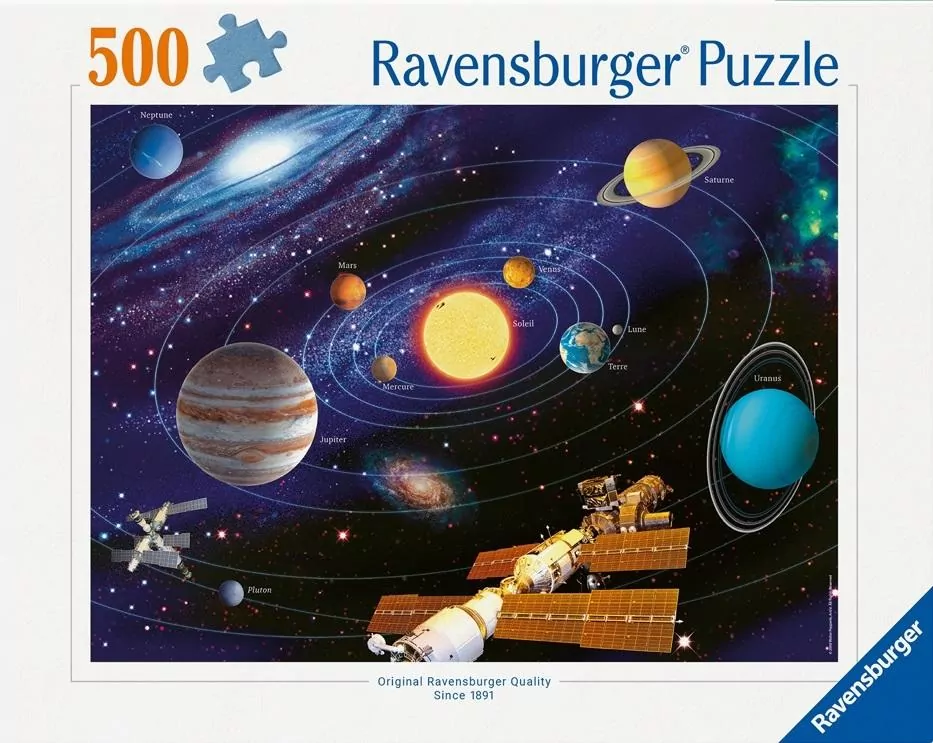 Puzzle 2D 500. Układ słoneczny - tantis.pl
