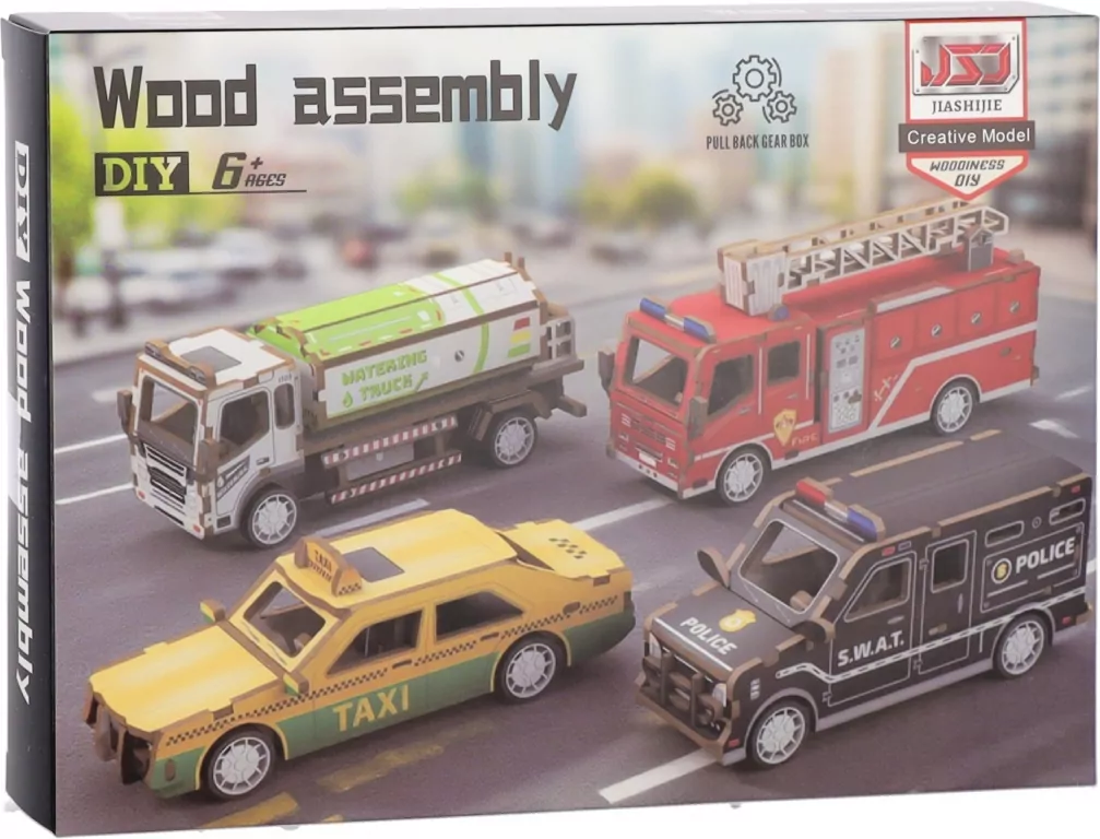 PUZZLE DREW 3D AUTO MIX P/B 25X18X4 MC PUD 4/64 - tantis.pl