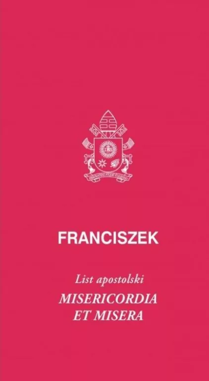 List apostolski. Misericordia et misera - tantis.pl