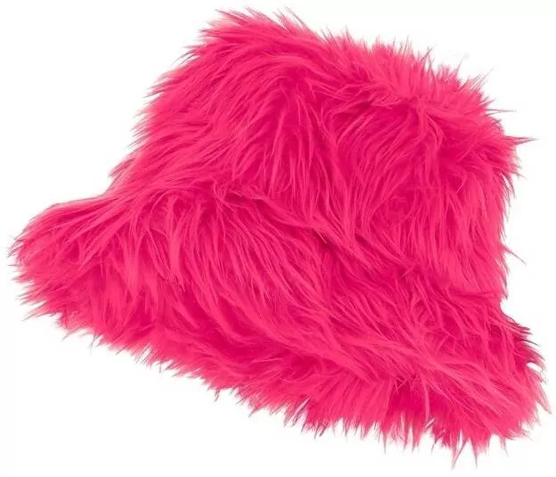 Kapelusz futrzany różowy - tantis.pl