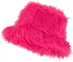 Kapelusz futrzany różowy