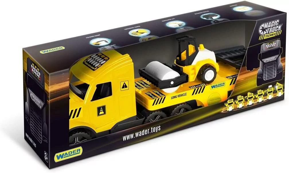 Magic Truck Technic Laweta z walcem - tantis.pl