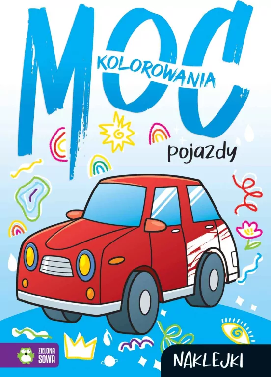 Moc kolorowania. Pojazdy - tantis.pl
