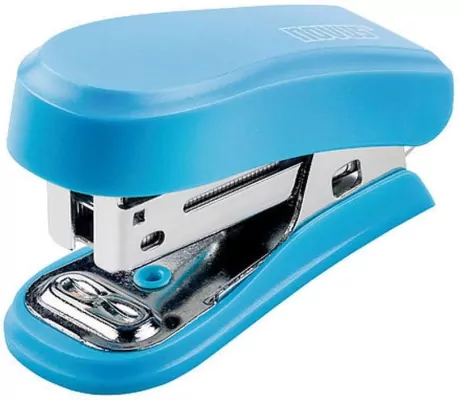 Zszywacz mini błękitny + zszywki 24/6
