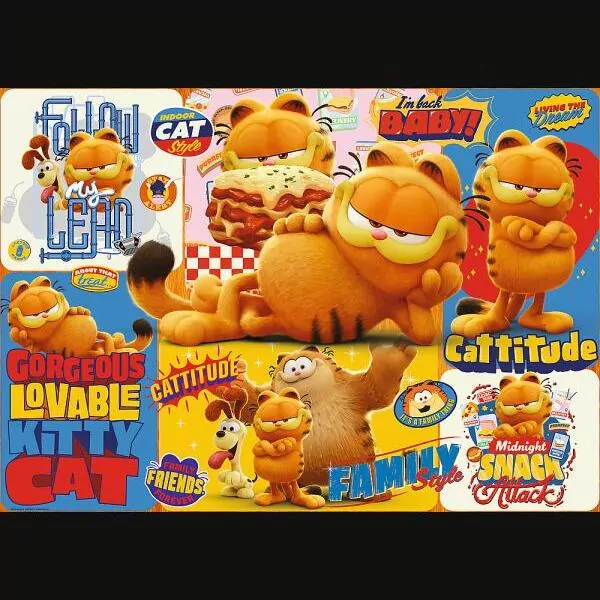 Puzzle 1000 Przygody Garfielda TREFL - tantis.pl