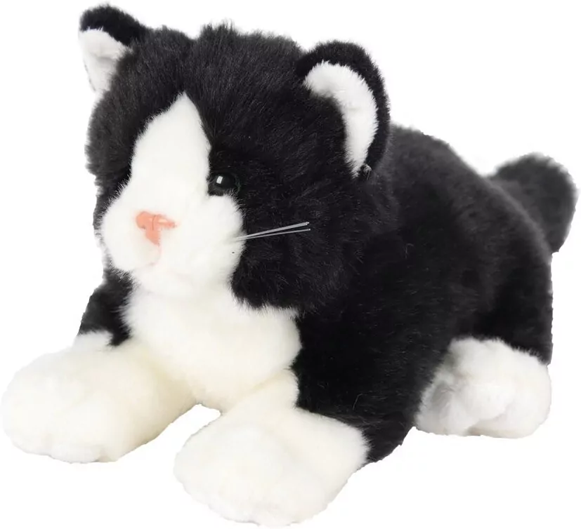 Kot leżący czarny 30cm - tantis.pl