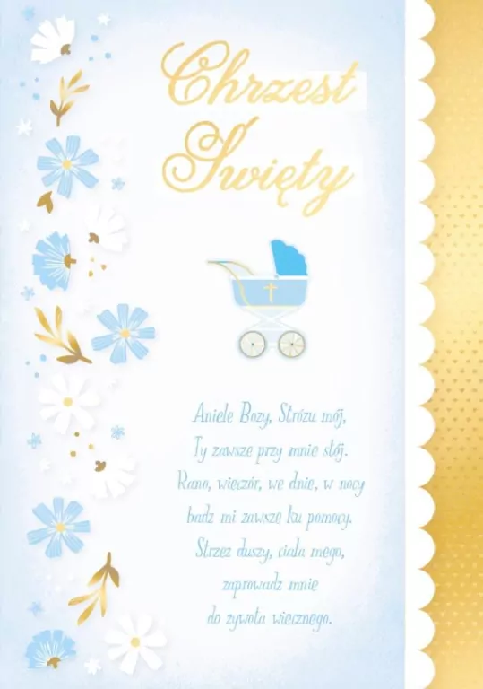 Karnet Chrzest - tantis.pl