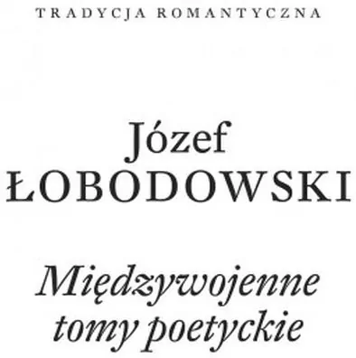 Międzywojenne tomy poetyckie - tantis.pl