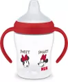 NUK. Butelka z uchwytem. 150 ml. 6 miesięcy. Minnie - tantis.pl