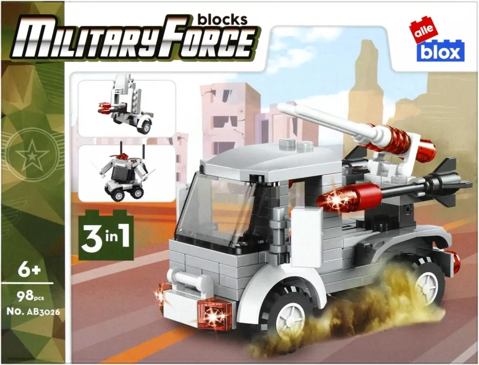 Klocki konstrukcyjne Wojsko ALLEBOX - tantis.pl