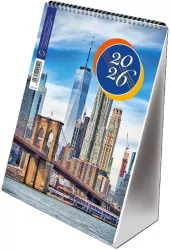 Kalendarz 2026 A5 pionowy ze spiralką Nowy Jork
