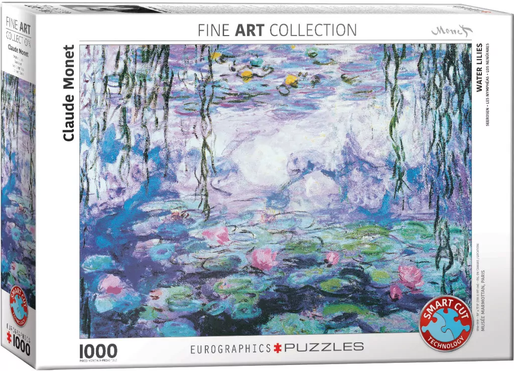 Puzzle 1000. Lilie wodne. Claude Monet - tantis.pl