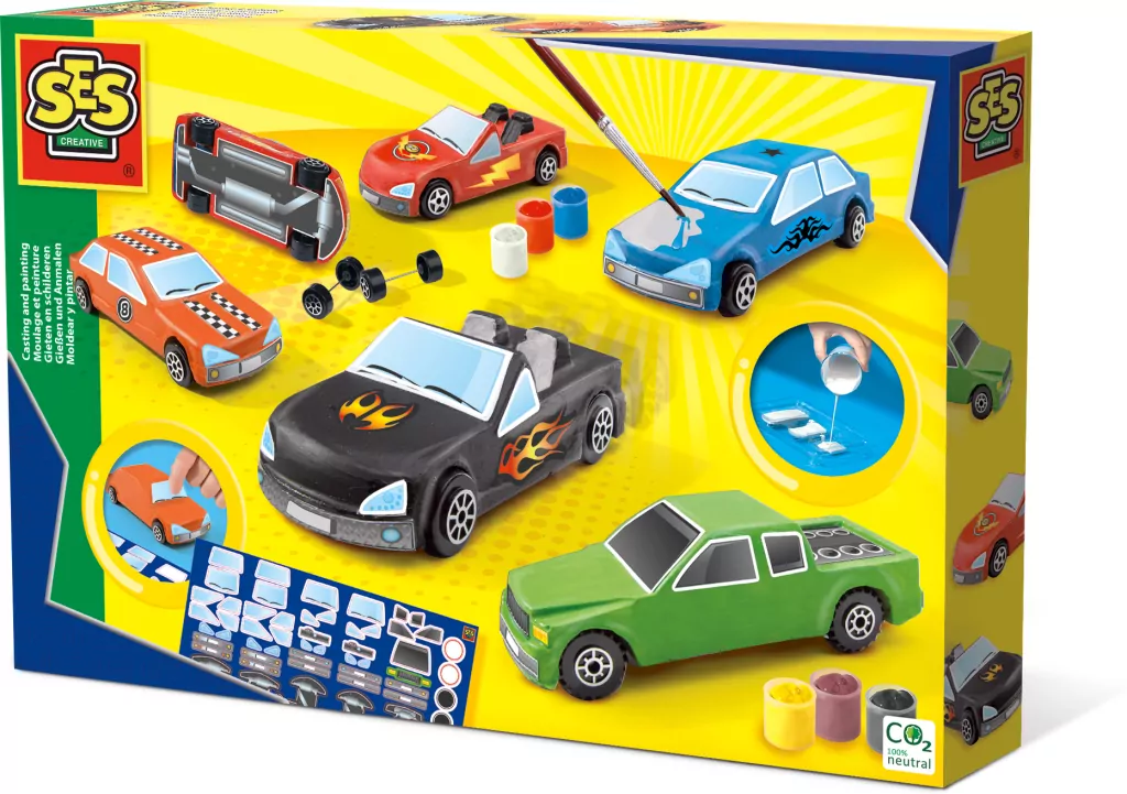 Zestaw Kreatywny. Odlewy gipsowe. Samochód - tantis.pl