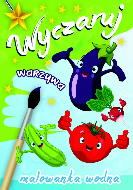 Wyczaruj warzywa. Malowanka wodna - tantis.pl
