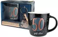 Kubek Denim z metalowym brelokiem - 50 urodziny - tantis.pl