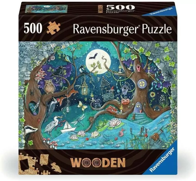 Puzzle drewniane 500 Baśniowy Las - tantis.pl