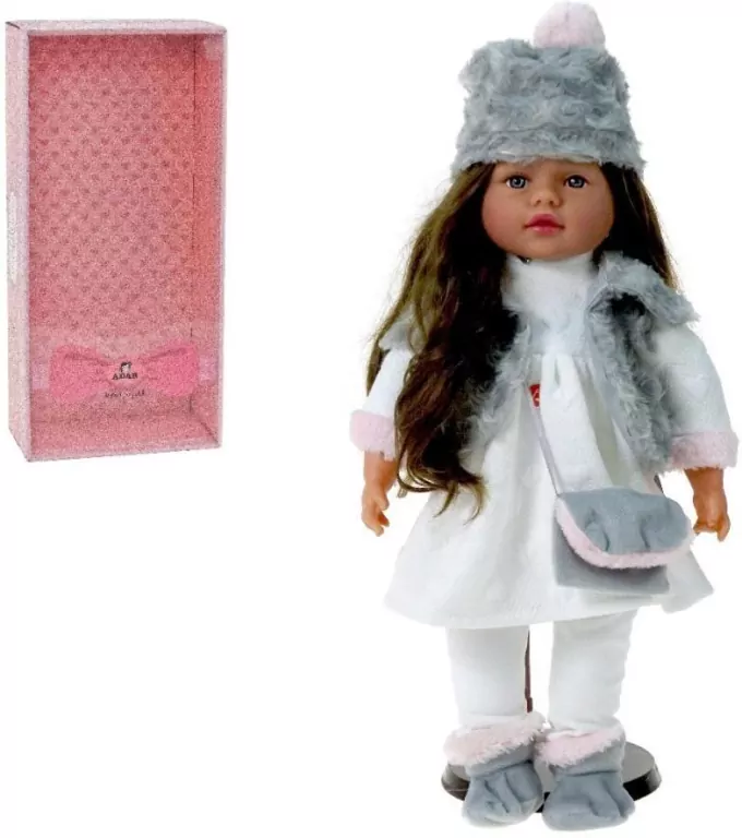 Lalka stylowa z dźwiękiem 45 cm w pudełku 525157 ADAR - tantis.pl