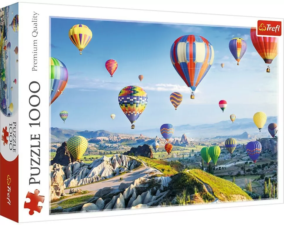 Puzzle 1000. Widok na Kapadocję. TREFL 10613 - tantis.pl