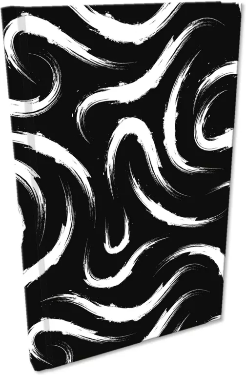 Notes A5 kratka Soft Touch Maziaje czarne - tantis.pl