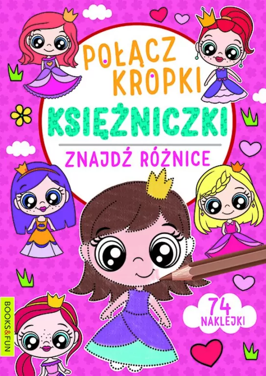 Połącz kropki, znajdź różnice. Księżniczki - tantis.pl