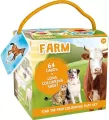 Gra Memory + kolorowanka. Farm. 64 karty - tantis.pl