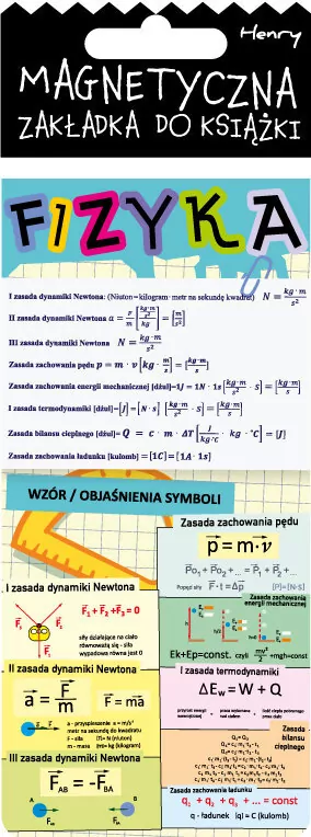 Zakładka magnetyczna fizyka - tantis.pl